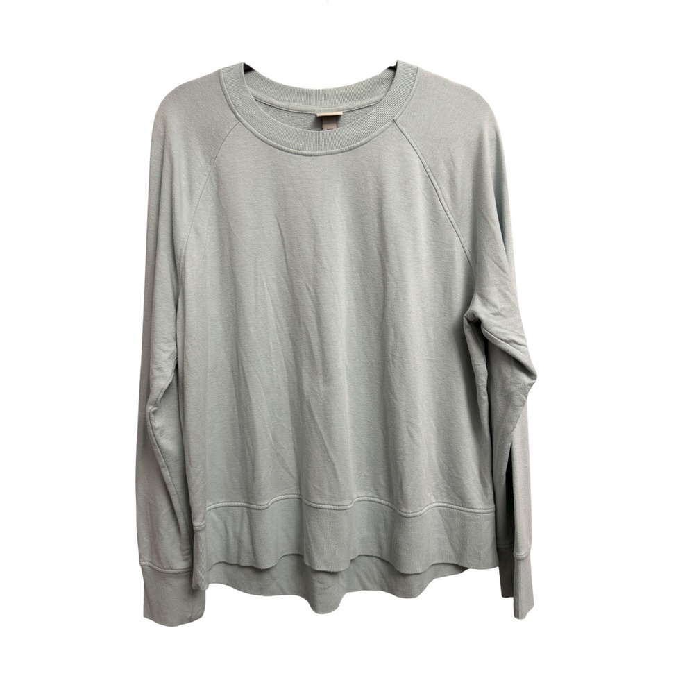 A New Day Women XXL Light Sage Green Modal Blend Raglan Sweatshirt Loungewear